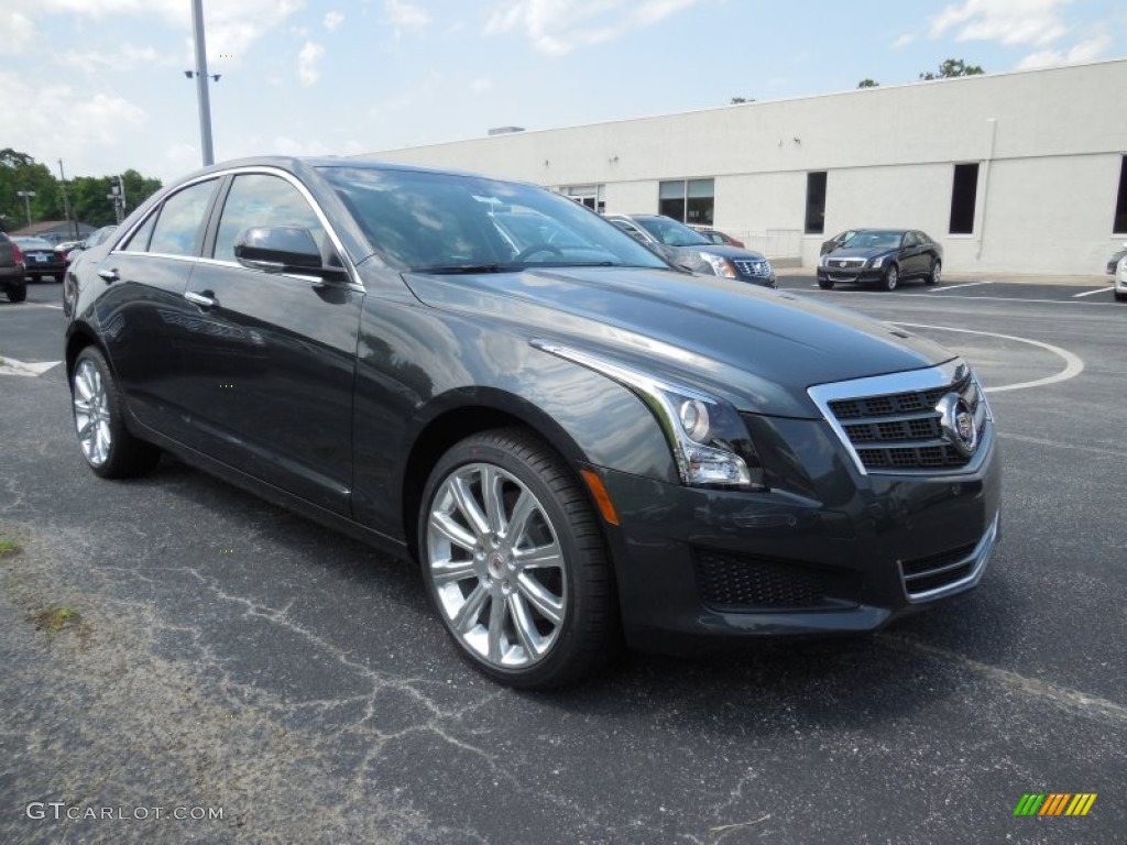 Phantom Gray Metallic 2014 Cadillac ATS 2.0L Turbo AWD Exterior Photo #95269578