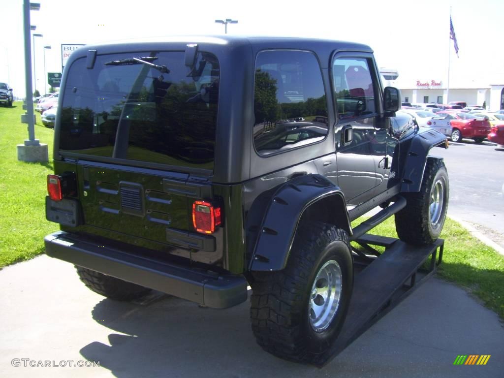 2005 Wrangler Rubicon 4x4 - Black / Dark Slate Gray photo #4