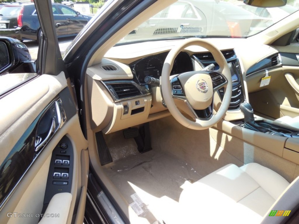 2014 CTS Luxury Sedan AWD - Majestic Plum Metallic / Light Cashmere/Medium Cashmere photo #7