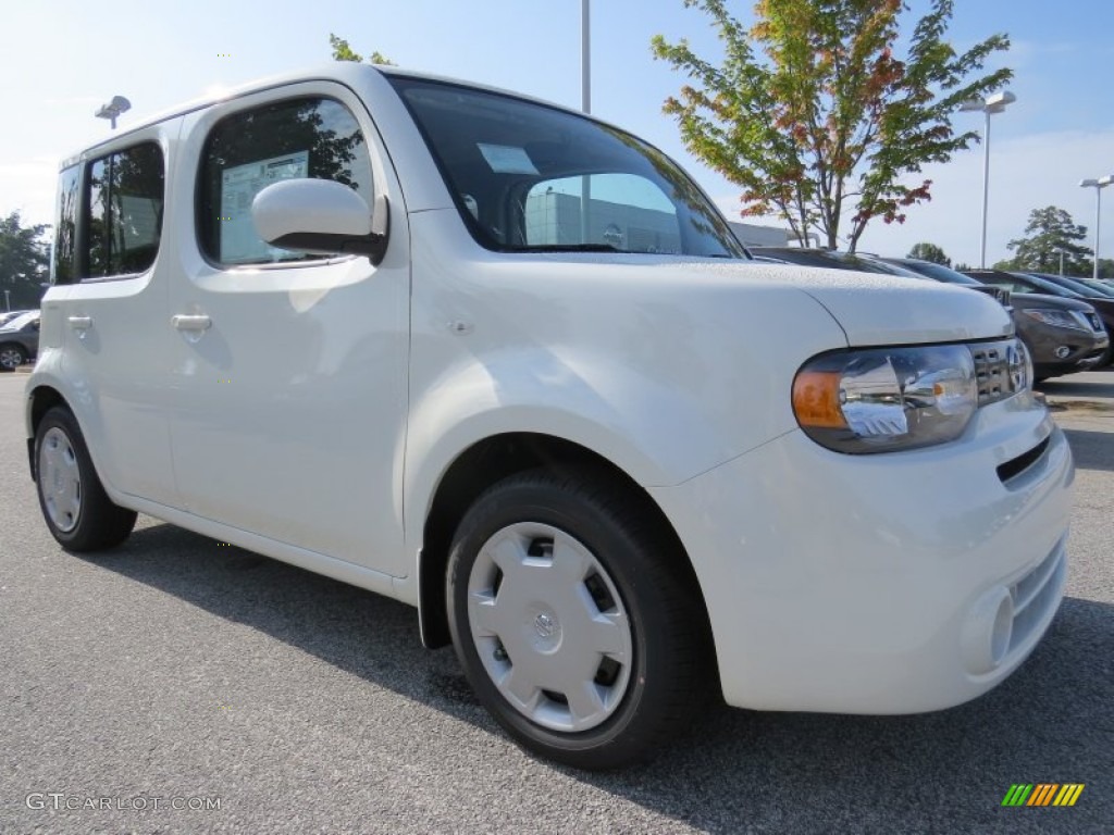 Pearl White 2014 Nissan Cube 1.8 S Exterior Photo #95271345