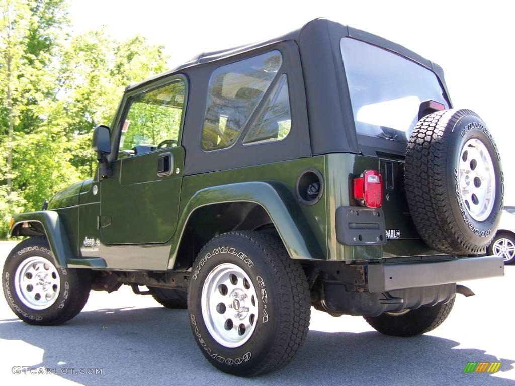 2006 Wrangler X 4x4 - Jeep Green Metallic / Dark Slate Gray photo #4