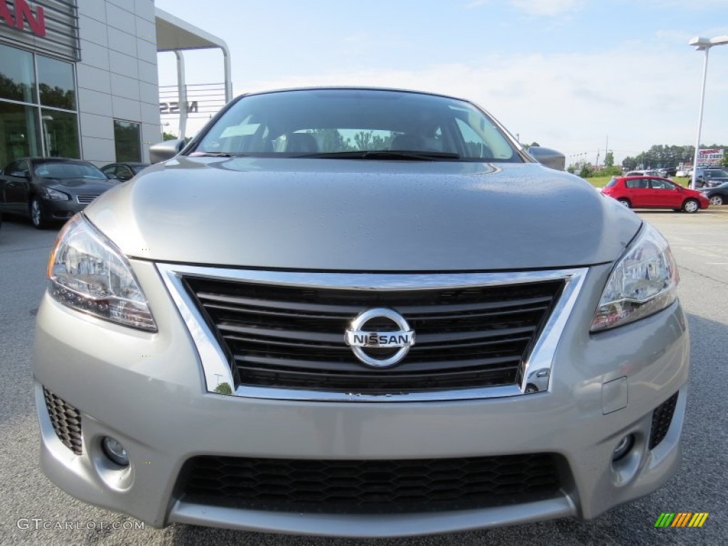 2014 Sentra SR - Magnetic Gray / Charcoal photo #8