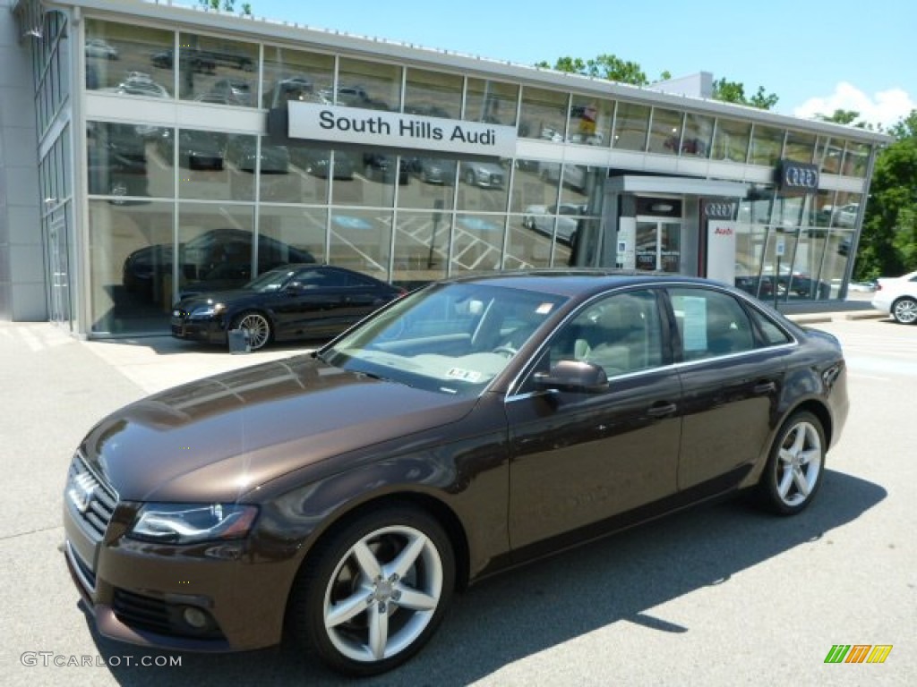 2011 A4 2.0T quattro Sedan - Teak Brown Metallic / Cardamom Beige photo #1