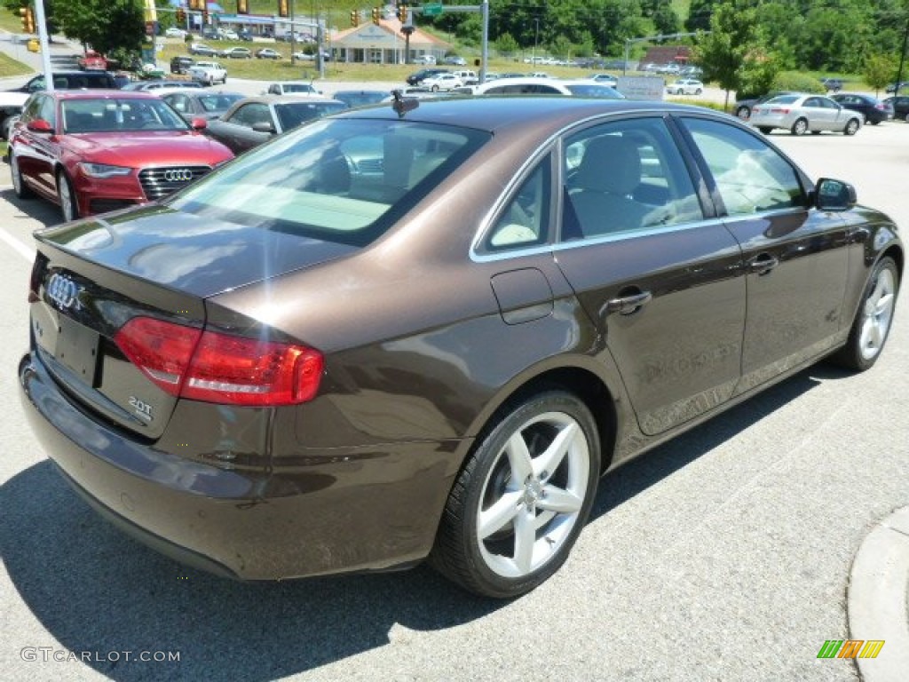 2011 A4 2.0T quattro Sedan - Teak Brown Metallic / Cardamom Beige photo #5