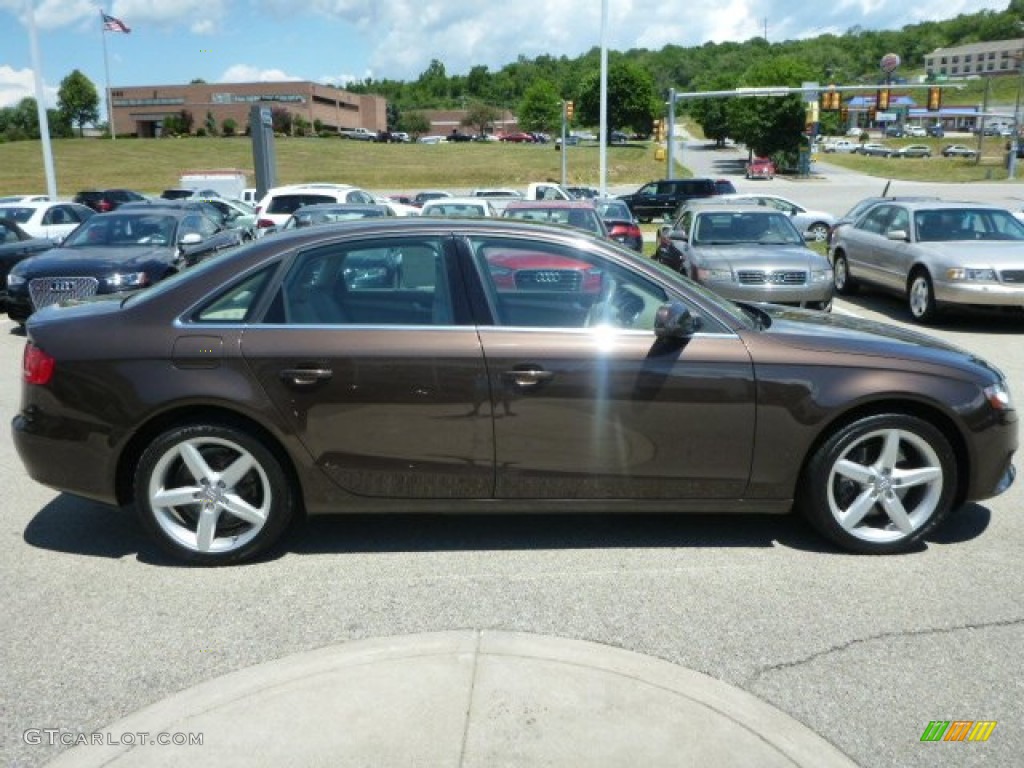 2011 A4 2.0T quattro Sedan - Teak Brown Metallic / Cardamom Beige photo #6