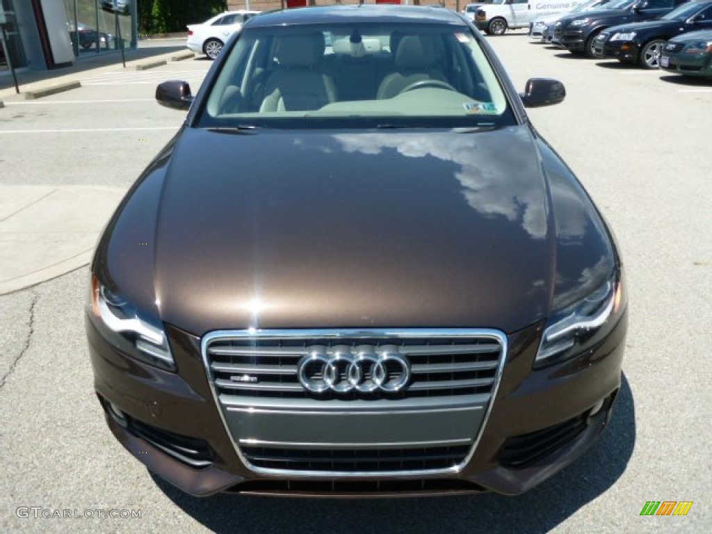 2011 A4 2.0T quattro Sedan - Teak Brown Metallic / Cardamom Beige photo #8