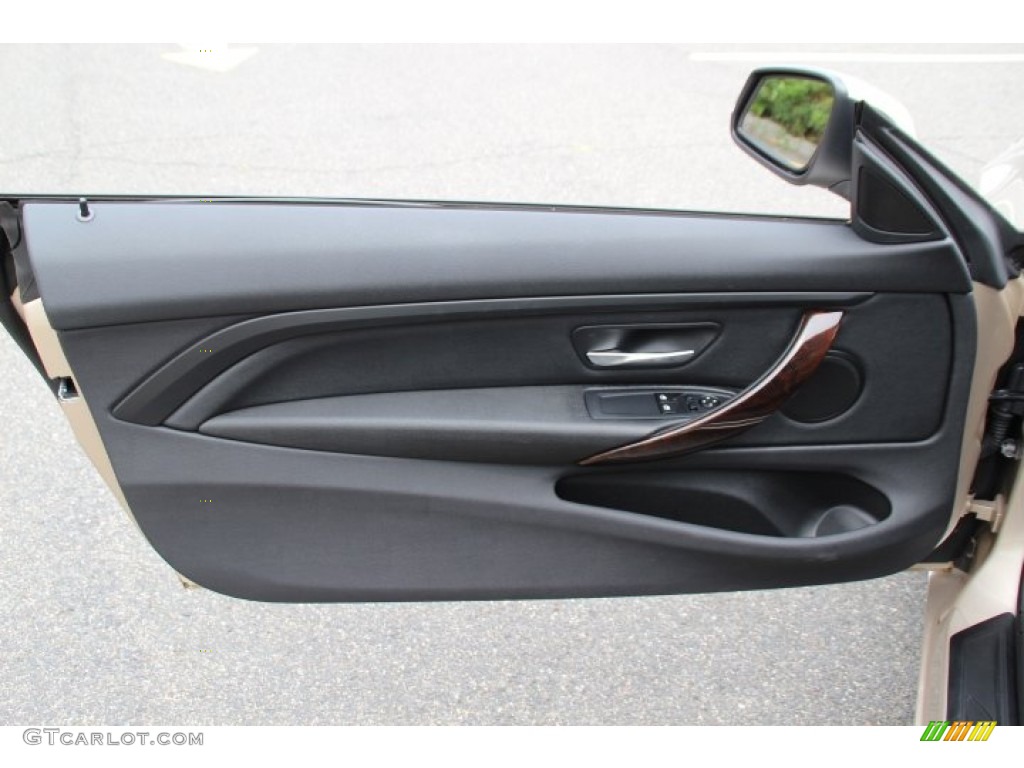 2014 BMW 4 Series 428i xDrive Coupe Black Door Panel Photo #95273880