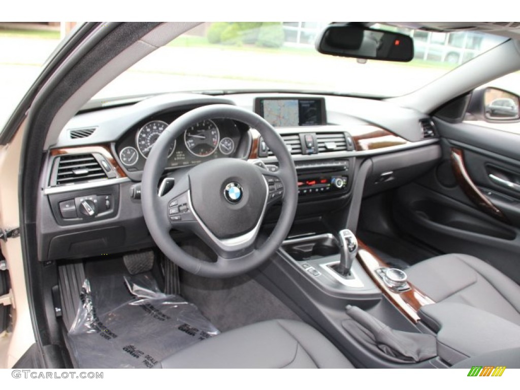 Black Interior 2014 BMW 4 Series 428i xDrive Coupe Photo #95273904