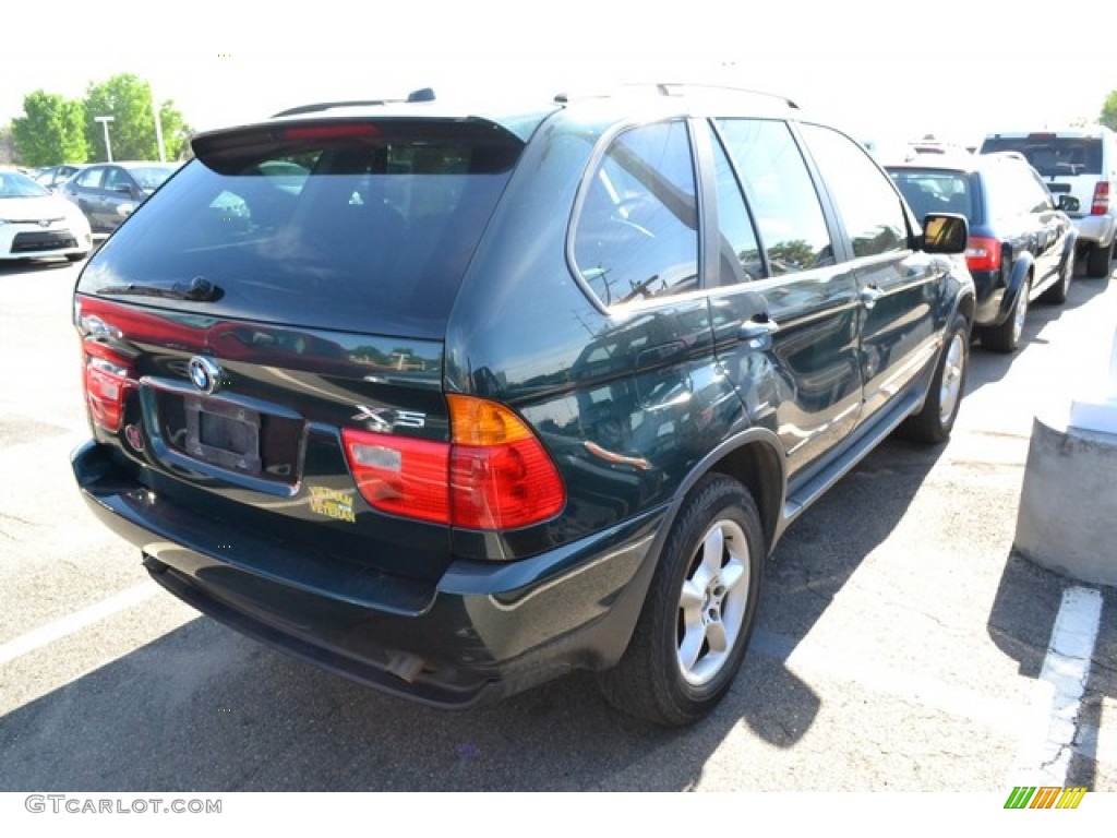 2003 X5 3.0i - Oxford Green Metallic / Black photo #2