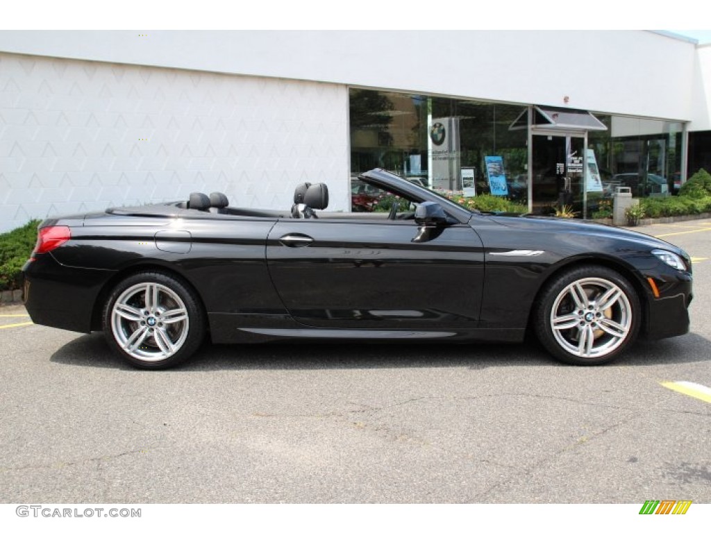 Black Sapphire Metallic 2014 BMW 6 Series 650i xDrive Convertible Exterior Photo #95274429