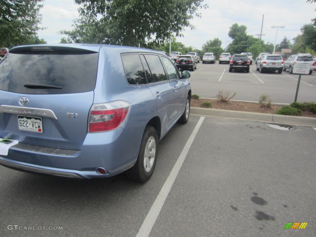 2010 Highlander Hybrid 4WD - Wave Line Blue Pearl / Ash photo #1