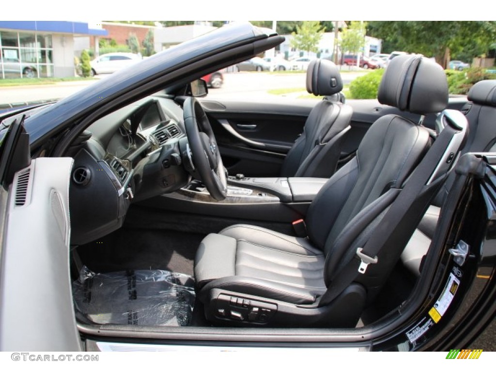 2014 6 Series 650i xDrive Convertible - Black Sapphire Metallic / Black photo #12