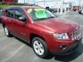 2012 Deep Cherry Red Crystal Pearl Jeep Compass Sport 4x4  photo #7