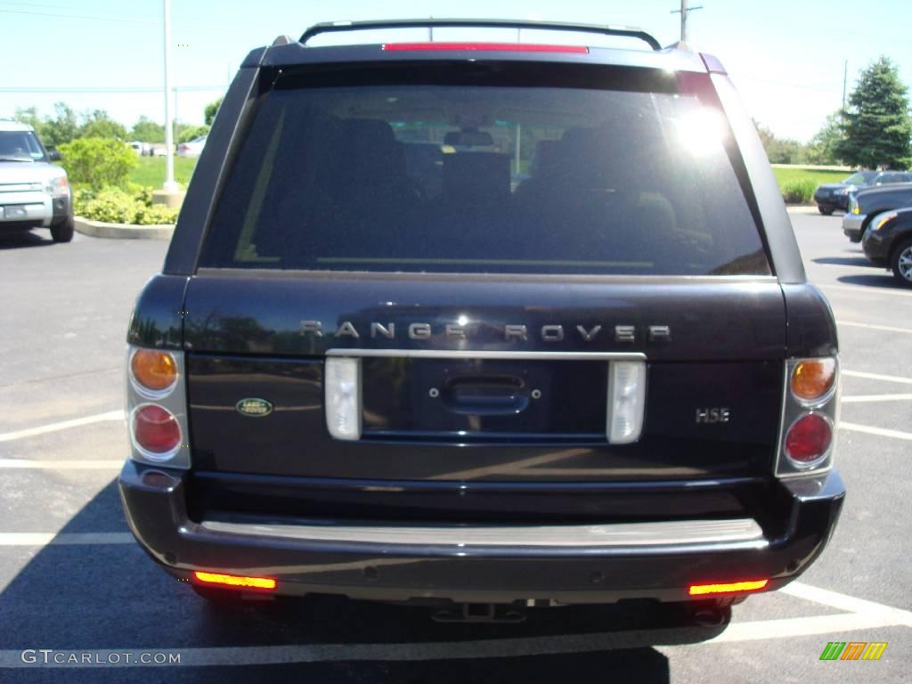2004 Range Rover HSE - Adriatic Blue Metallic / Parchment/Navy photo #8