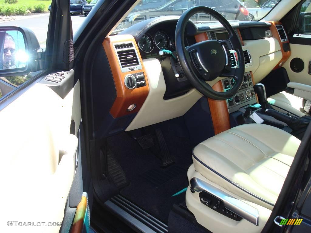 2004 Range Rover HSE - Adriatic Blue Metallic / Parchment/Navy photo #12