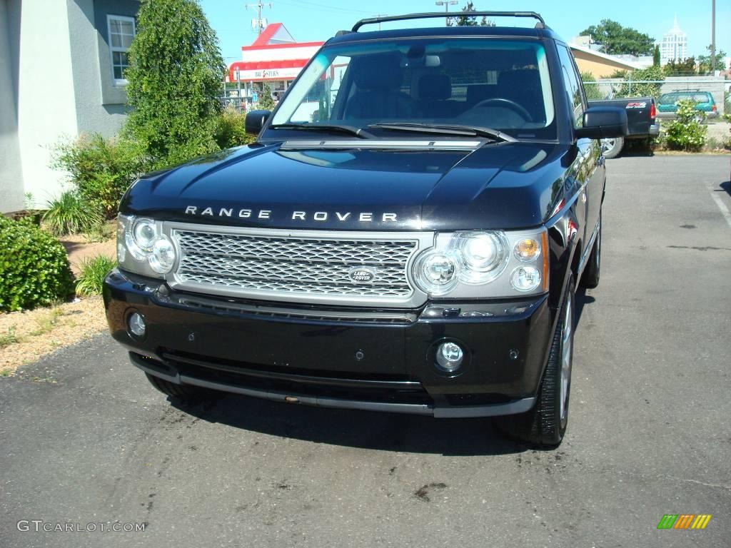 2006 Range Rover Supercharged - Java Black Pearl / Jet Black/Jet photo #4