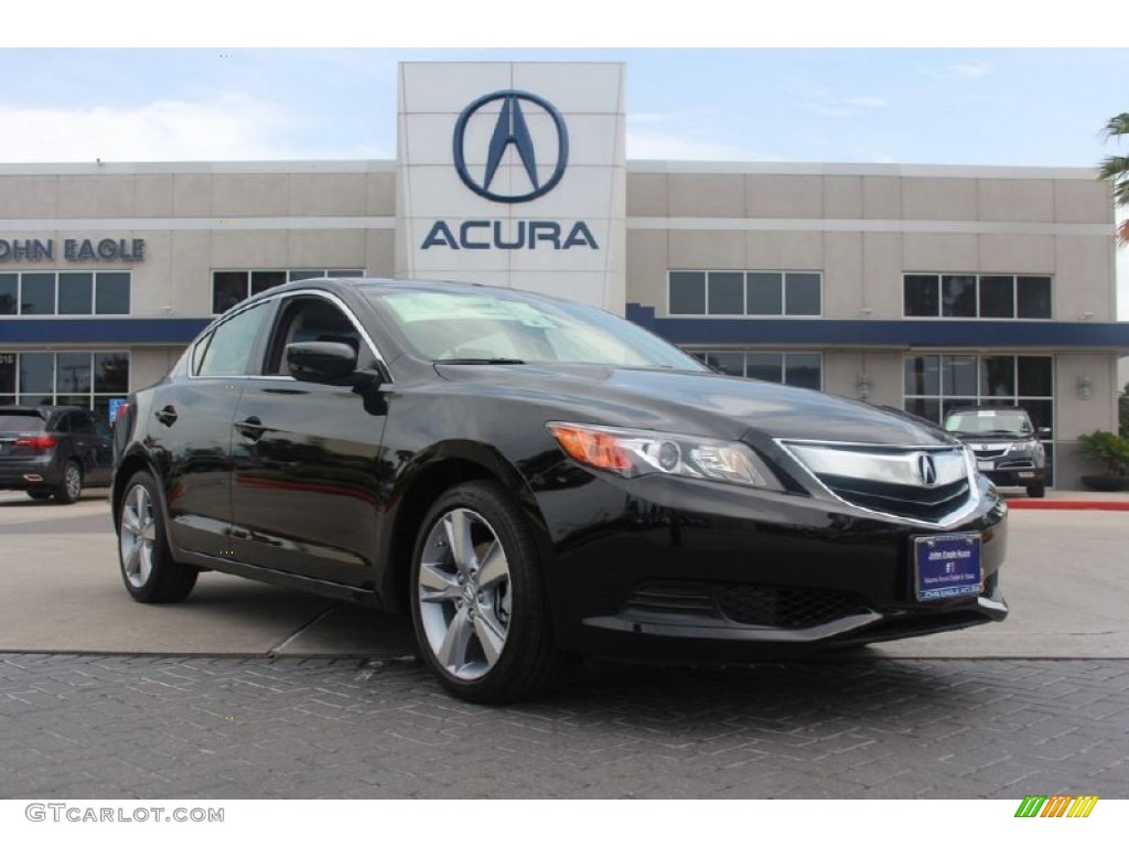 2015 ILX 2.0L - Crystal Black Pearl / Ebony photo #1