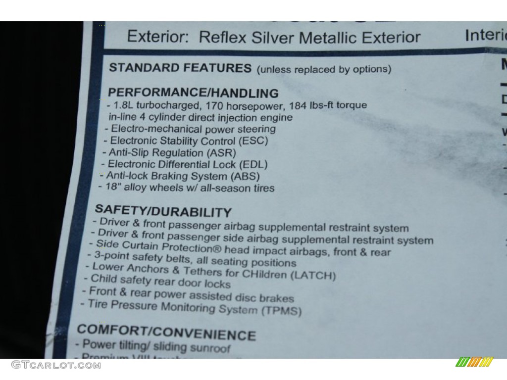 2014 Passat 1.8T SE - Reflex Silver Metallic / Moonrock photo #9