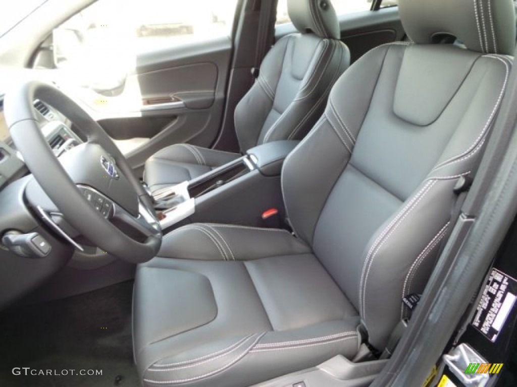 Off-Black Interior 2015 Volvo S60 T6 Drive-E Photo #95282046
