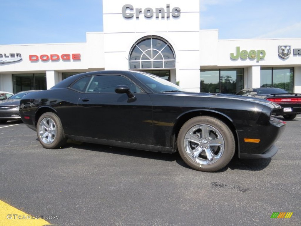 2014 Challenger SXT - Black / Dark Slate Gray photo #1