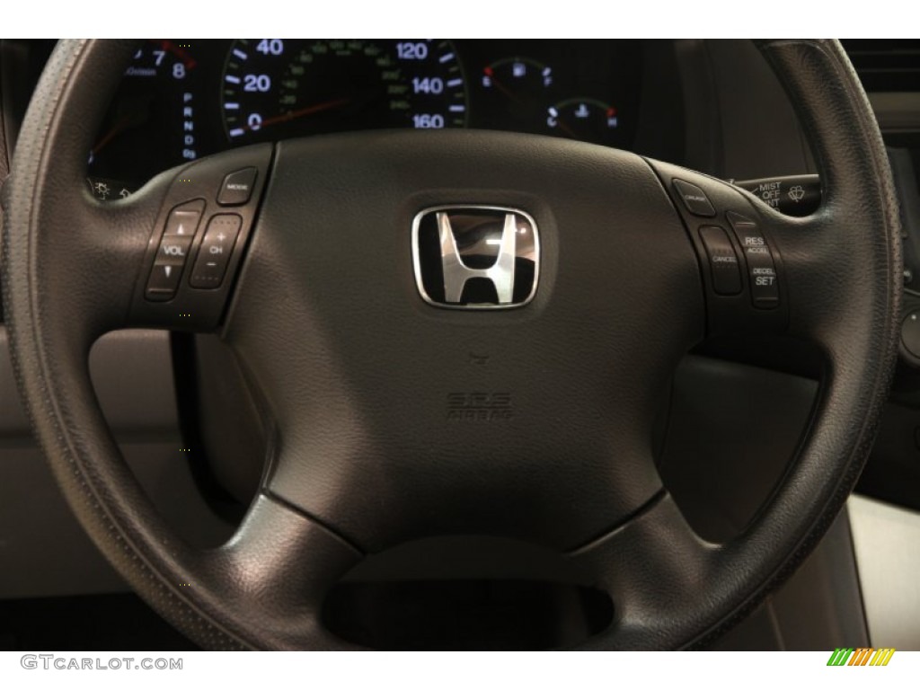 2005 Honda Accord EX Sedan Gray Steering Wheel Photo #95283516