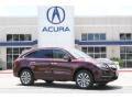 2015 Dark Cherry Pearl Acura MDX SH-AWD Technology  photo #1