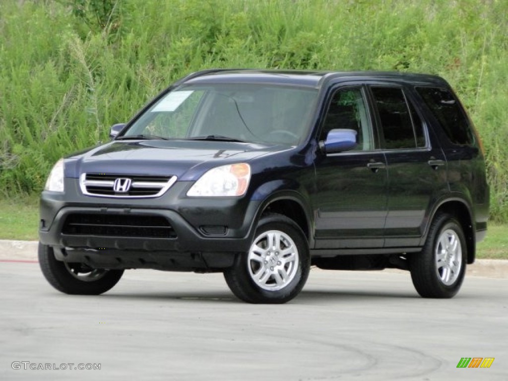2004 CR-V EX 4WD - Eternal Blue Pearl / Black photo #1