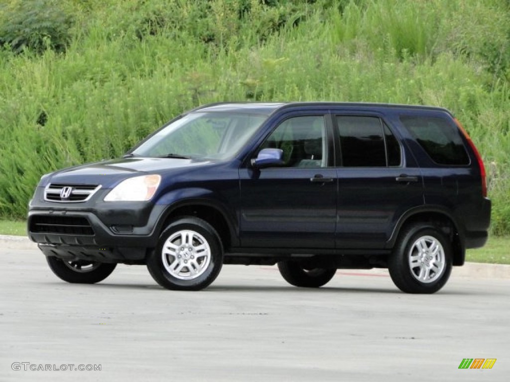 2004 CR-V EX 4WD - Eternal Blue Pearl / Black photo #2