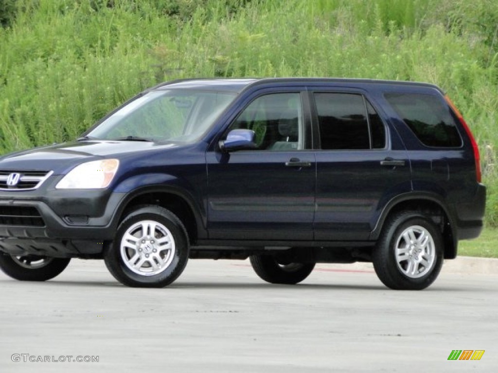 2004 CR-V EX 4WD - Eternal Blue Pearl / Black photo #3