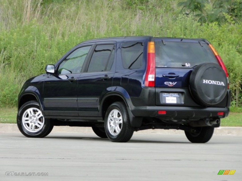 2004 CR-V EX 4WD - Eternal Blue Pearl / Black photo #5