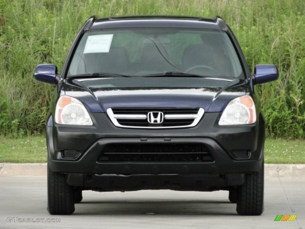 2004 CR-V EX 4WD - Eternal Blue Pearl / Black photo #6