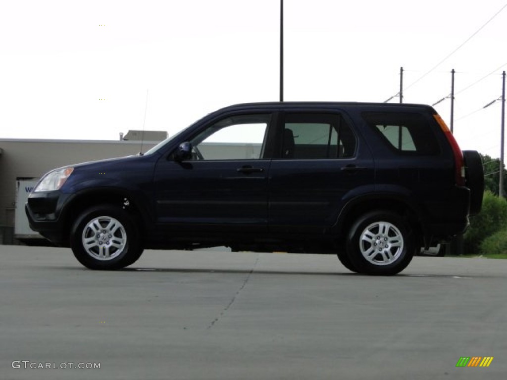 2004 CR-V EX 4WD - Eternal Blue Pearl / Black photo #8