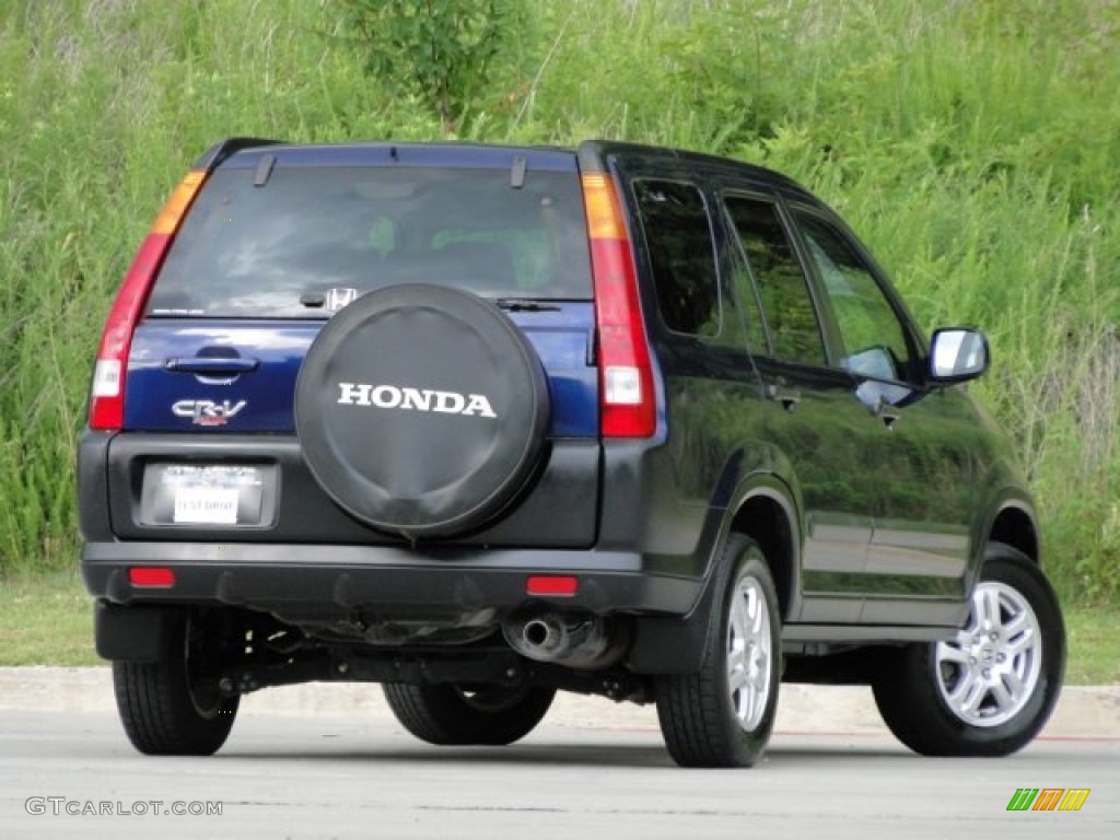 2004 CR-V EX 4WD - Eternal Blue Pearl / Black photo #9