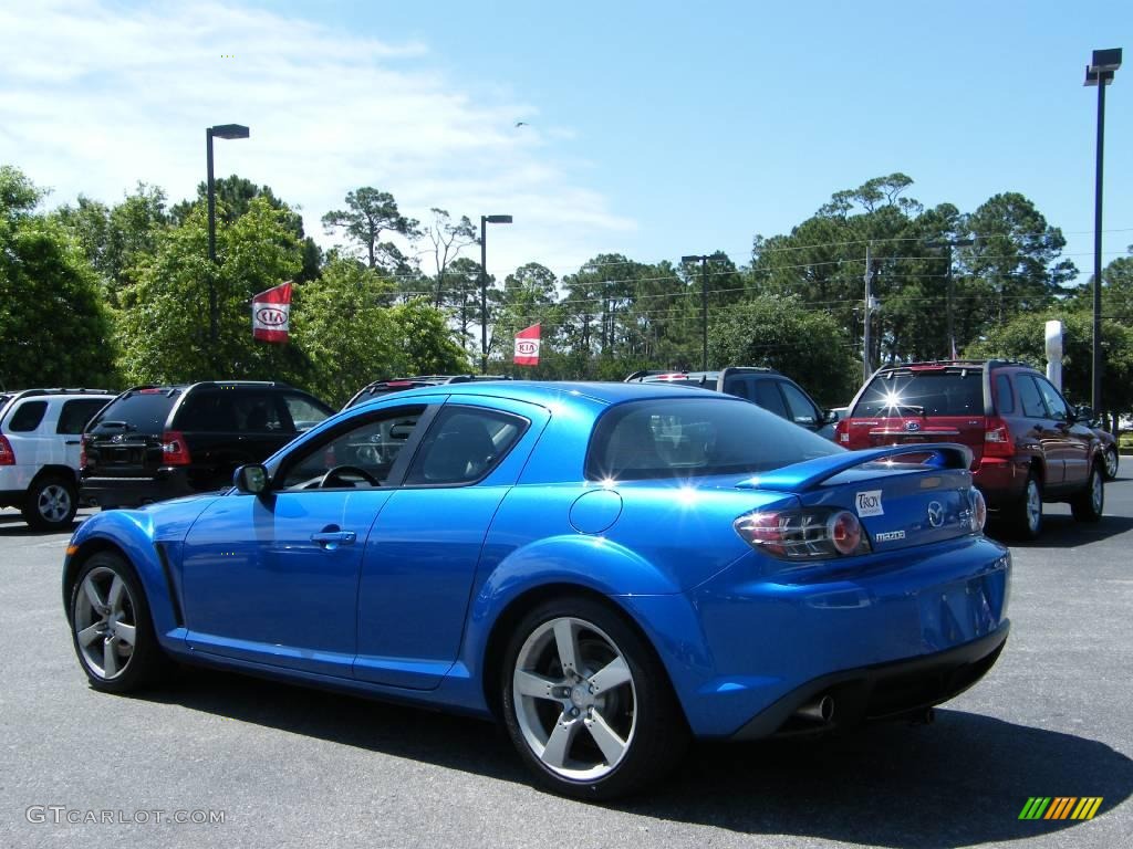 2005 RX-8  - Winning Blue Metallic / Black photo #3