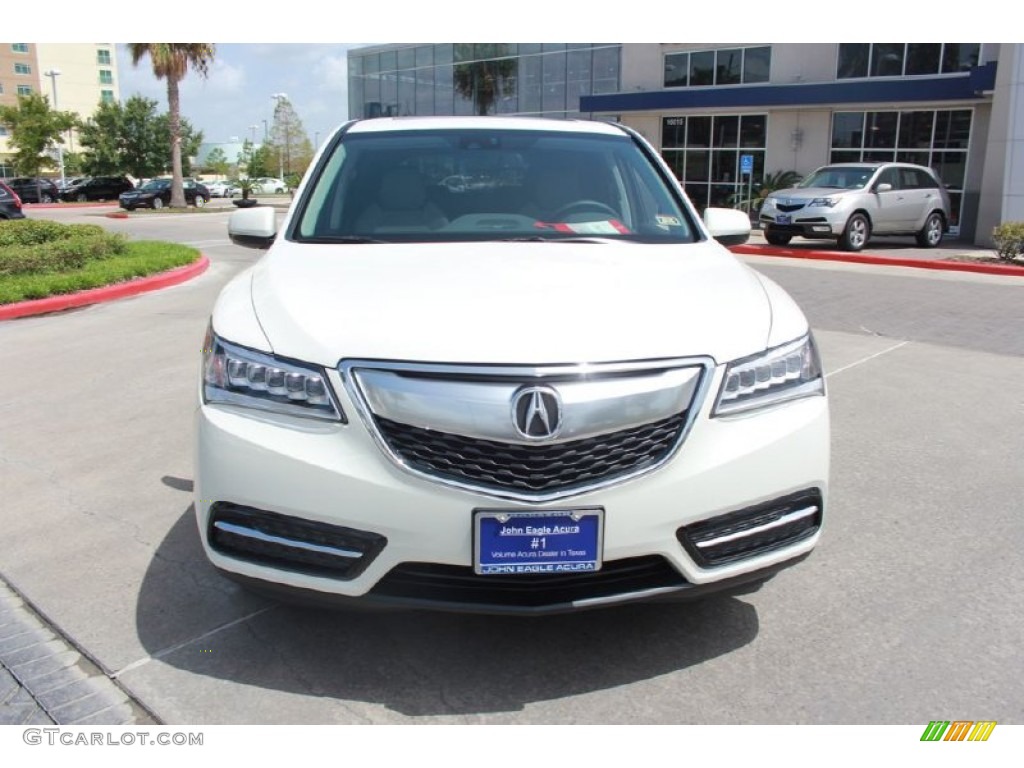 2015 MDX Technology - White Diamond Pearl / Graystone photo #2