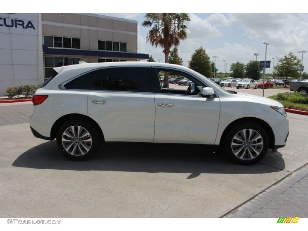 2015 MDX Technology - White Diamond Pearl / Graystone photo #8