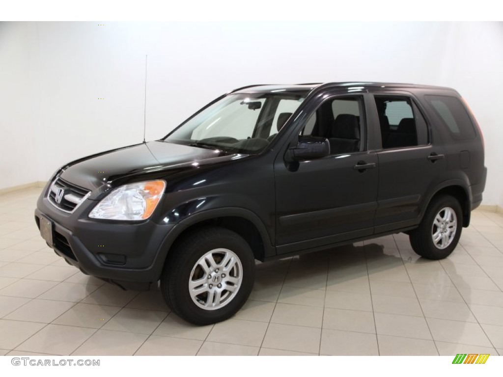 Nighthawk Black Pearl 2002 Honda CR-V EX 4WD Exterior Photo #95287302