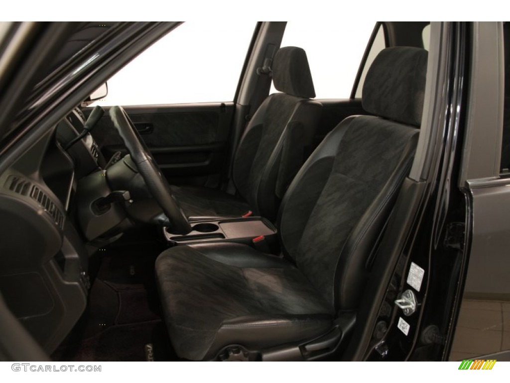 2002 CR-V EX 4WD - Nighthawk Black Pearl / Black photo #5