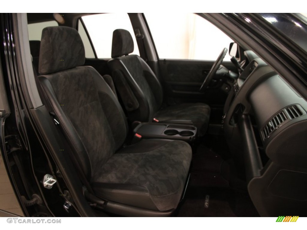 2002 CR-V EX 4WD - Nighthawk Black Pearl / Black photo #10