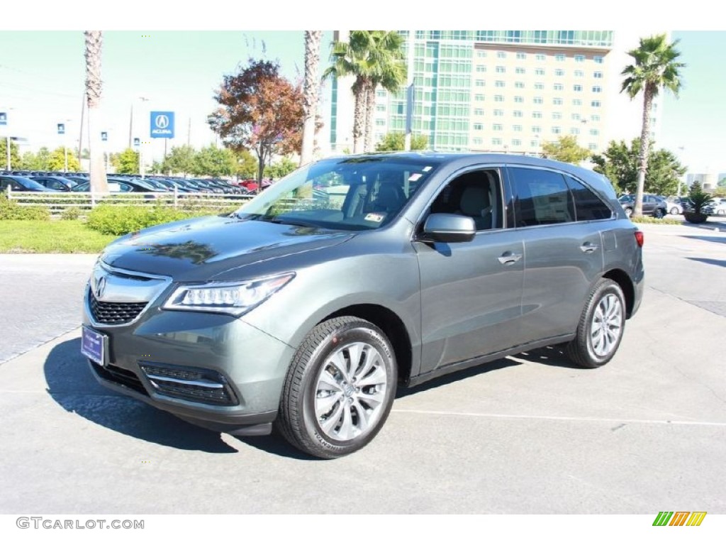 2015 MDX Technology - Forest Mist Metallic / Graystone photo #3