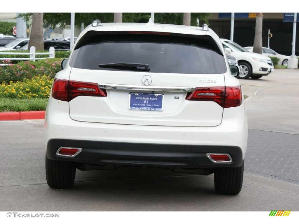 2015 MDX Advance - White Diamond Pearl / Eucalyptus photo #7