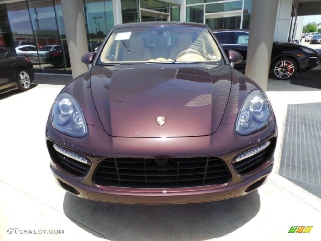 Mahogany Metallic 2014 Porsche Cayenne Turbo Exterior Photo #95290464