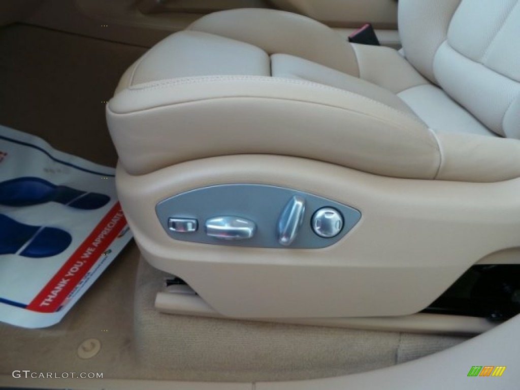 Luxor Beige Interior 2014 Porsche Cayenne Turbo Photo #95290563