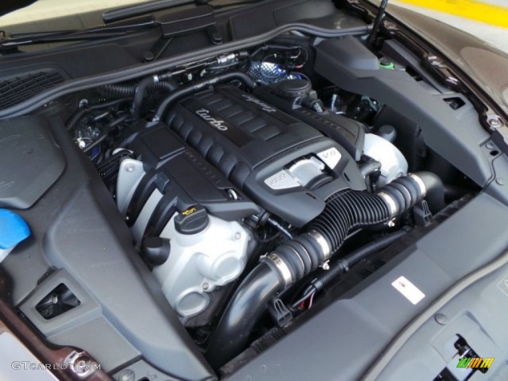 2014 Porsche Cayenne Turbo 4.8 Liter DFI Twin-Turbocharged DOHC 32-Valve VVT V8 Engine Photo #95290718