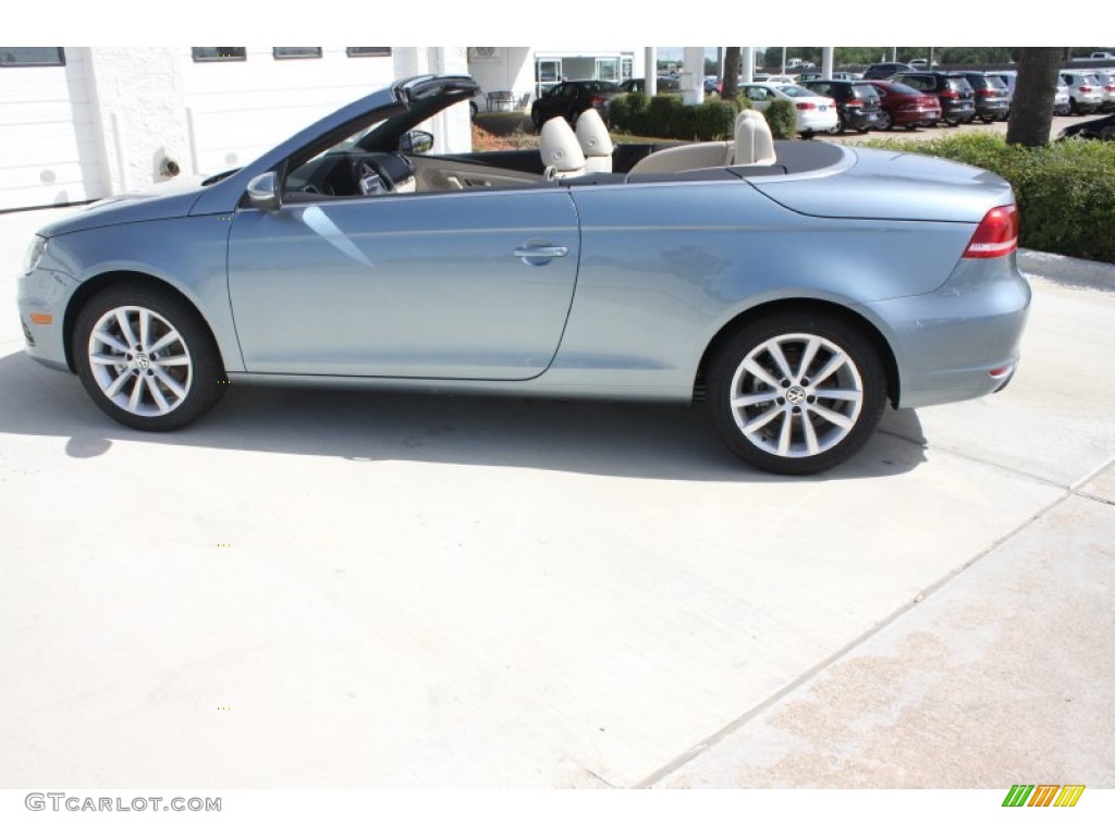 Horizon Blue Metallic 2014 Volkswagen Eos Komfort Exterior Photo #95290960