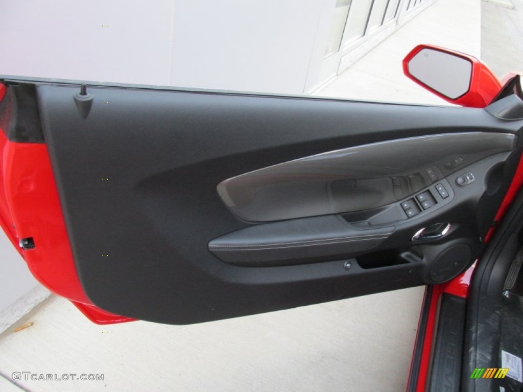 2015 Chevrolet Camaro LT Convertible Black Door Panel Photo #95293294