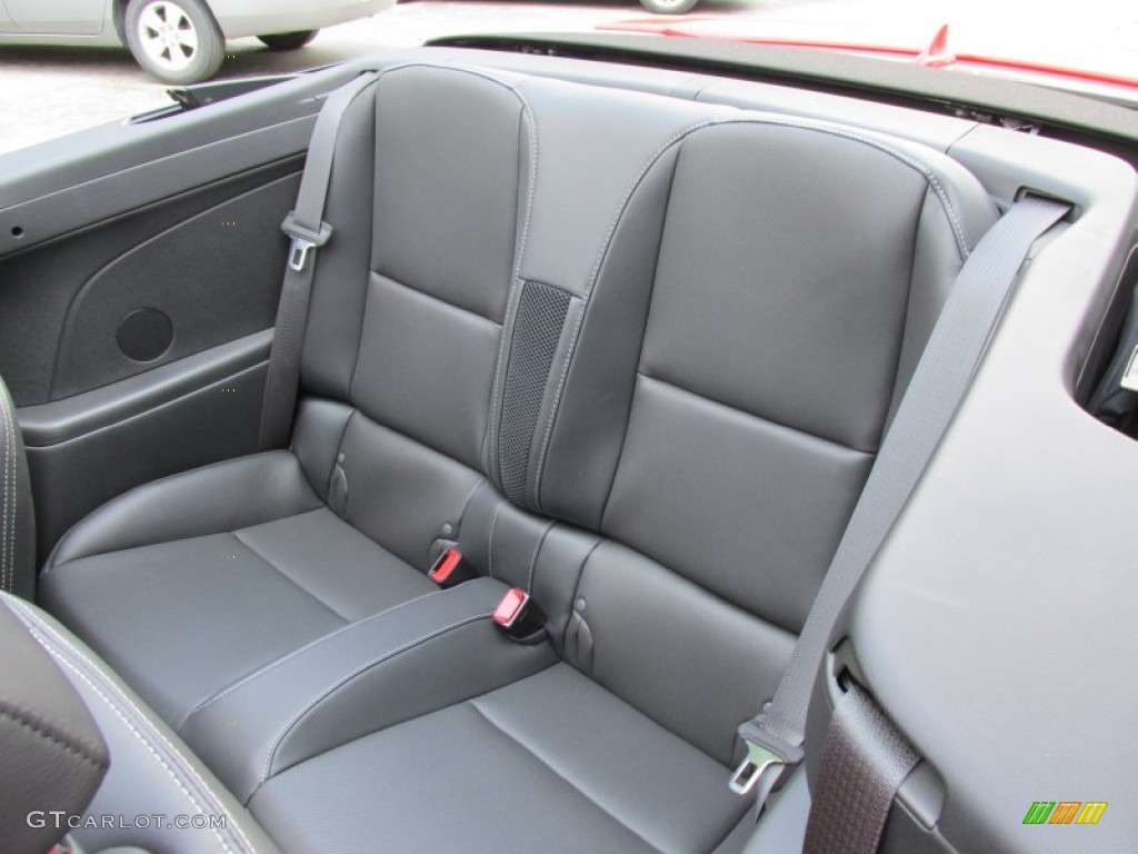 Black Interior 2015 Chevrolet Camaro LT Convertible Photo #95293336