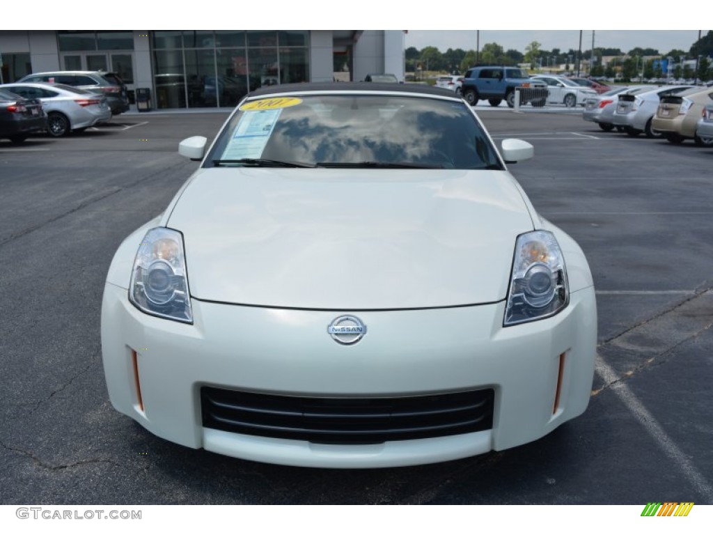 2007 350Z Grand Touring Roadster - Pikes Peak White Pearl / Charcoal photo #7