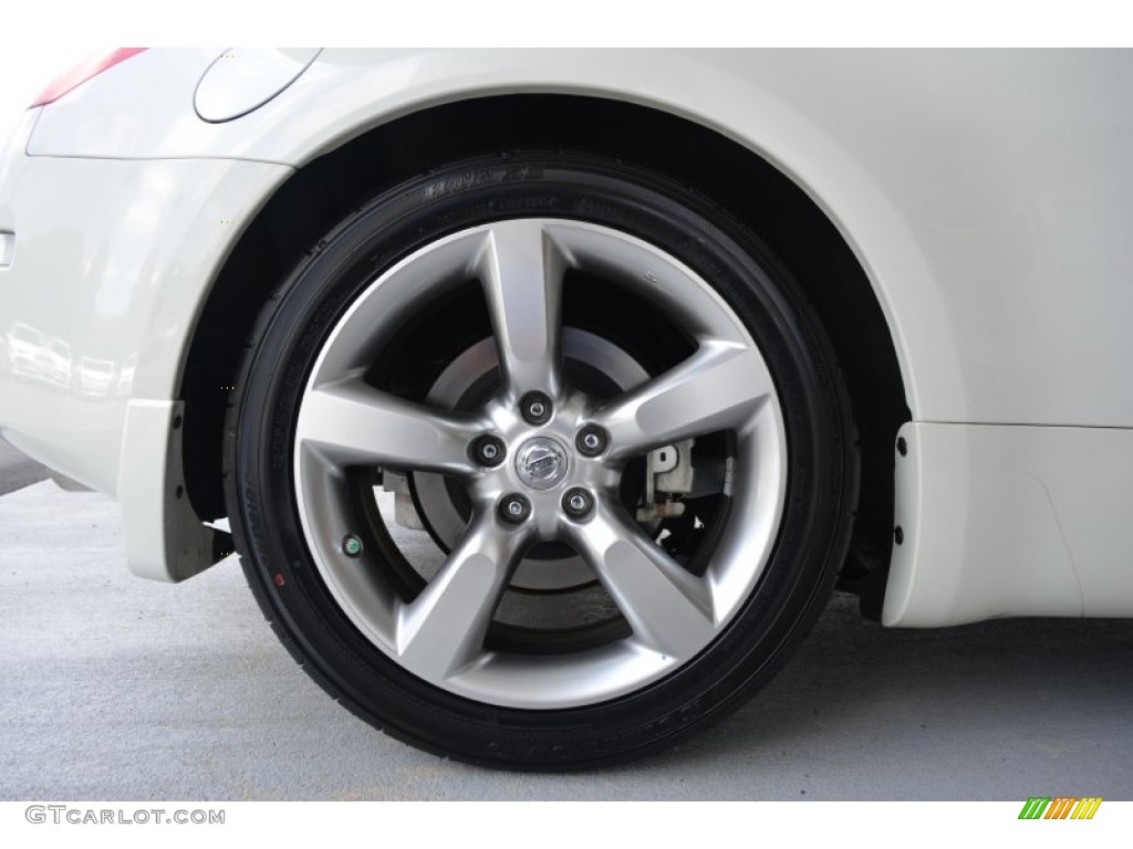 2007 350Z Grand Touring Roadster - Pikes Peak White Pearl / Charcoal photo #14