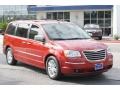 2008 Inferno Red Crystal Pearlcoat Chrysler Town & Country Limited  photo #2